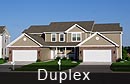 Duplex real estate in Monroe County, MI.